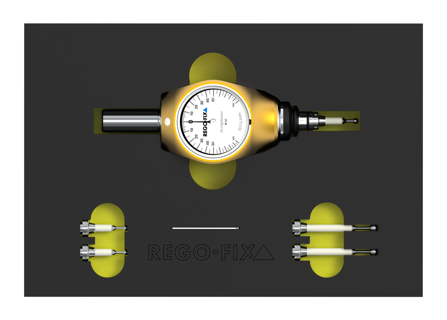 Rego-Fix SET 3D EMA-INCH Probes & Edge Finder 7510.00105 (0726255)