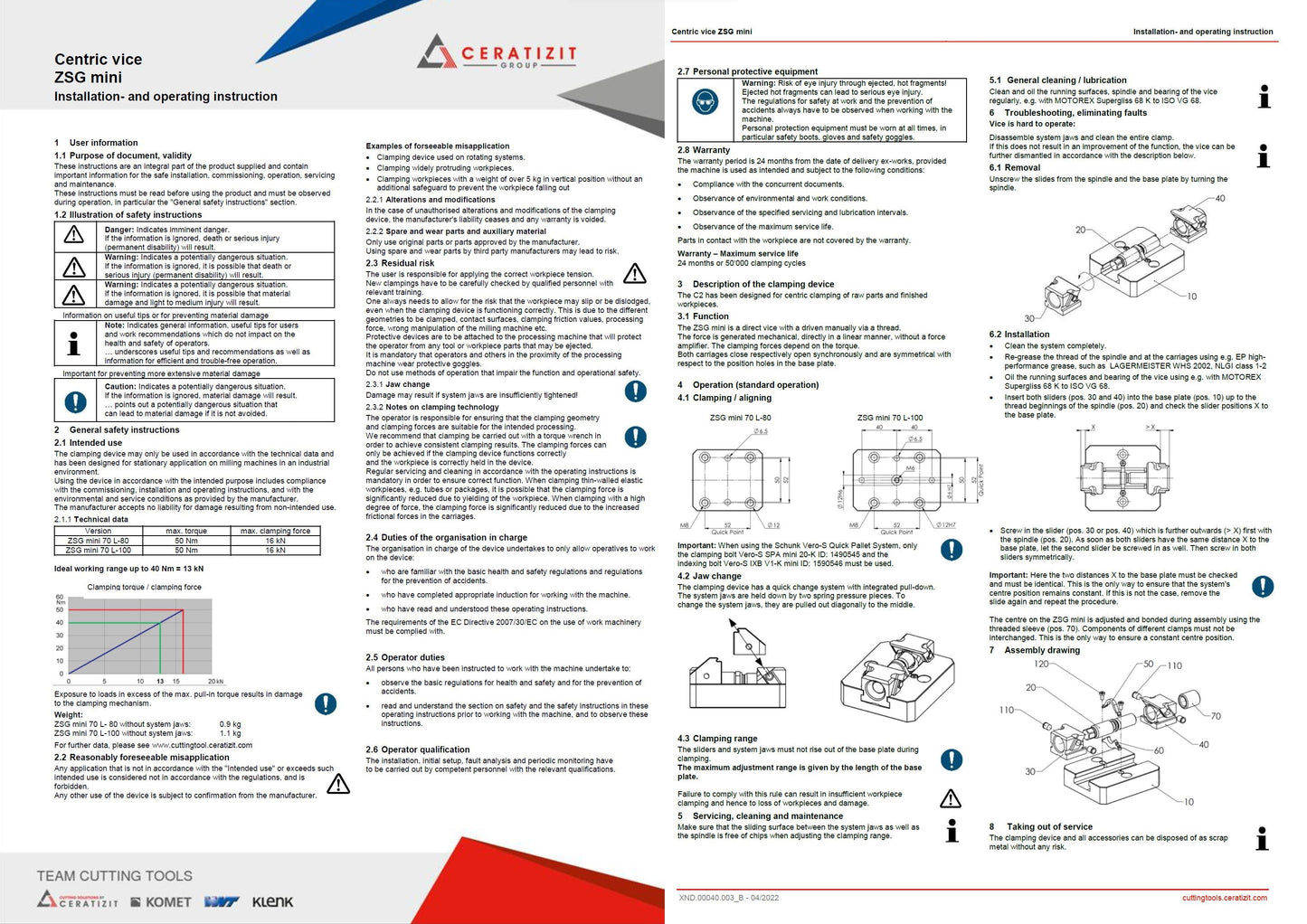 Ceratizit ZSG-4.125.OB W.S.L.300 CentriClamp 8087812600 (0650397)