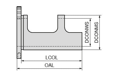 Ceratizit EHW.D20.D25 CoreLine - Eccentric Sleeve - Standard Weldon Adapter ISO 9766 10871120 (0717317)