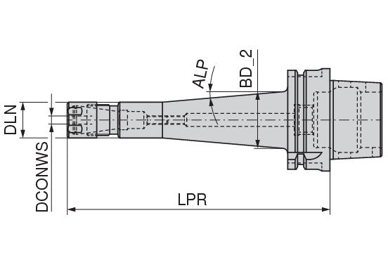 Ceratizit ISO12164-A63.SF.ER16.M.22.160.F CoreLine Collet Chuck 8274341157 (0726059)
