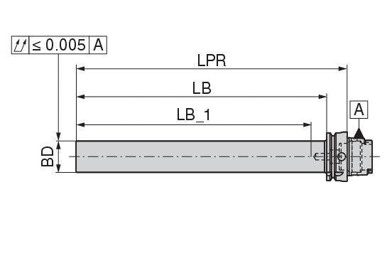 Ceratizit ISO12164-A100.KD.40.349 CoreLine Test Arbor 81746100 (0717248)