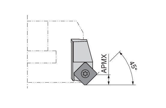 Ceratizit 7818058/KA Cassette For Inserts 7095030800 (0714019)