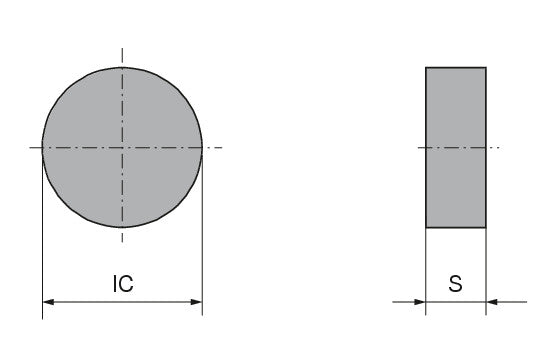 Ceratizit RPGN 120400EN CTIS710 CoreLine - CERAMIC Milling indexable Insert - 5114300200 (0721866)