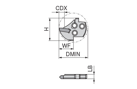 Ceratizit MSS-I32L-TC16-2 ModularClamp Threading Module For Internal Threads 70887332 (0711183)
