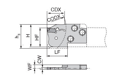 Ceratizit MSS-E32R35-SX4 ModularClamp Radial Grooving Module 70896132 (0713194)