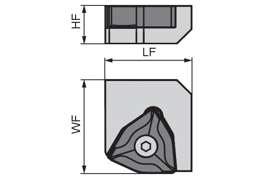Ceratizit CAXX-WNEU1614 MaxiTurn Single Cartridge CA..-WNEU.. 7461004400 (0724424)