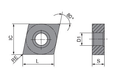 Ceratizit CNMG 120408EN-TFQ CTEP110 CoreLine 76110030 (0716662)