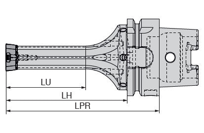 Ceratizit HSK-T63-125-FT15 808055 FreeTurn Tool Holder 7470000637 (0720538)