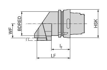 Ceratizit HSK-T100-MSS-E32L00 ModularClamp Base Holder 0° 74581732 (0714939)