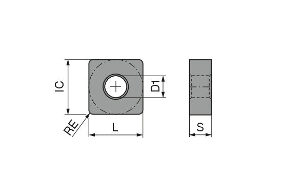 Ceratizit SNMM 190612EN-TUB CTCM135 CoreLine Carbide Turning indexable Insert 7612414401 (0721495)