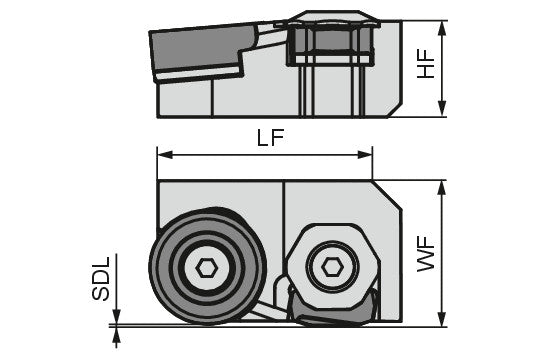 Ceratizit TCAXX-RN20YN20 MaxiTurn Tandem Cartridge TCA..-RN../YN.. 7461100200 (0725013)