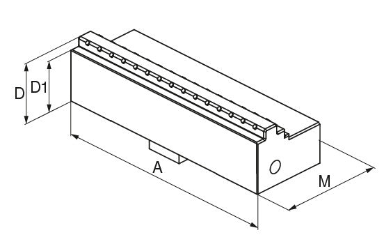 Ceratizit X5G.WB.C-G.125.5MM Stepped jaw, Carbide Grip Mm 8090930800 (0660618)