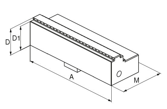 Ceratizit X5G.WB.G.125.3MM Indexable Grip jaw, Mm 8090930000 (0660611)