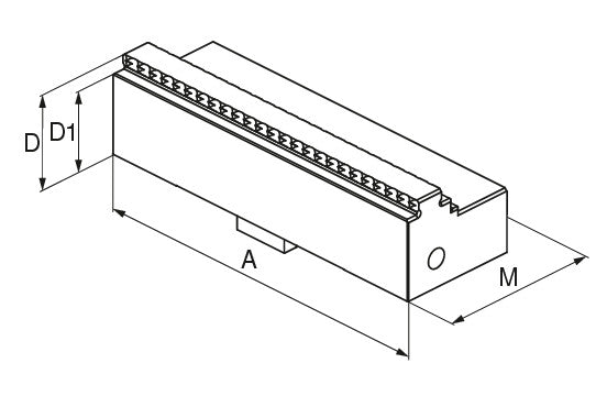 Ceratizit X5G.WB.G.125.5MM Indexable Grip jaw, Mm 8090930400 (0660612)