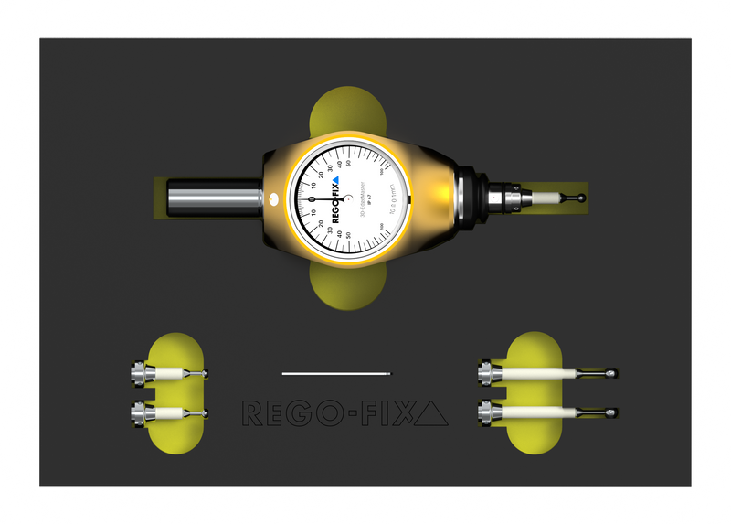 Rego-Fix SET 3D EMA-INCH Probes & Edge Finder 7510.00105 (0726255)
