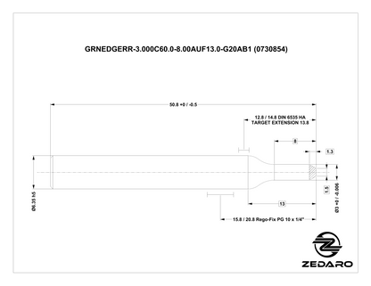 Zedaro GRNEDGERR-3.000C60.0-8.00AUF13.0-G20AB1 (0730854)