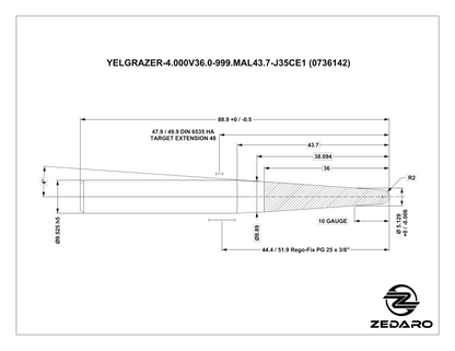 Zedaro YELGRAZER-4.000V36.0-999.MAL43.7-J35CE1 (0736142)