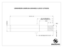 Zedaro GRNSHREDR-8.000R0.60-8.00HAW20.3-J25CG1 (0736239)