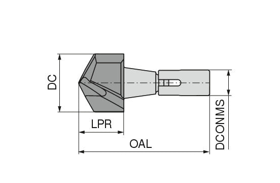 Ceratizit CENTER DRILL Ø 10,3 BK8450 CoreLine - Carbide Centering Tip - Centron Powerline 1086831000 (0757303)