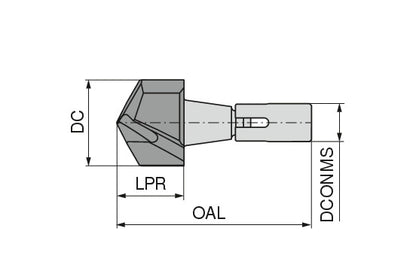 Ceratizit CENTER DRILL Ø 10,3 BK8450 CoreLine - Carbide Centering Tip - Centron Powerline 1086831000 (0757303)