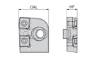 Ceratizit Innenkassette D76-84.SOGX12.R Pentron Internal Cartridge CS 1087737600 (0760747)