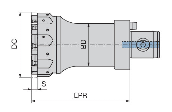 Ceratizit FREEMAX ABS63 Ø 70 Reamax - Holder With Connection - 4030007096 (0756128)