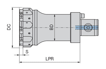 Ceratizit FREEMAX ABS63 Ø 70 Reamax - Holder With Connection - 4030007096 (0756128)