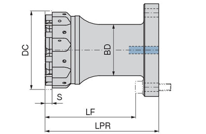 Ceratizit FREEMAX DAH81 Ø 75 Reamax - Holder With Interface - 4030007500 (0756124)