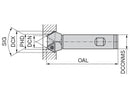 Ceratizit KWS M 16-3/4 Insert Countersink 90° 5819630000 (0759541)