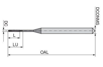 Ceratizit NC100.00,93.+0,004/-0,000.B.~DIN8093-2 CoreLine Machine reamers, 8093-2B 4043000930 (0767558)