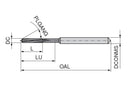 Ceratizit NC.02,73.+0,004/-0,000.B.DIN8093-2 Machine reamers, 8093-2B 4043002730 (0767724)