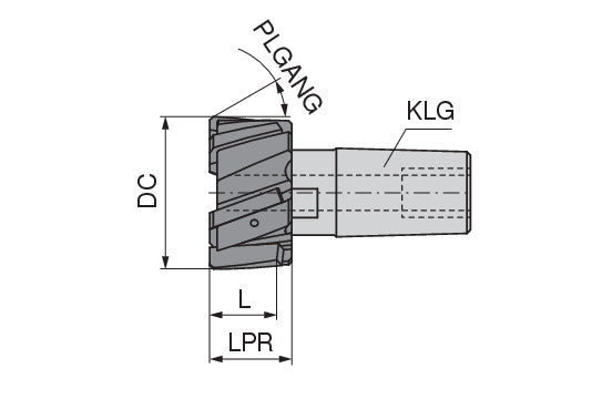 Ceratizit D030.1100M H7 ASG05 CoreLine - Rapid Set Head 4080530110 (0765653)