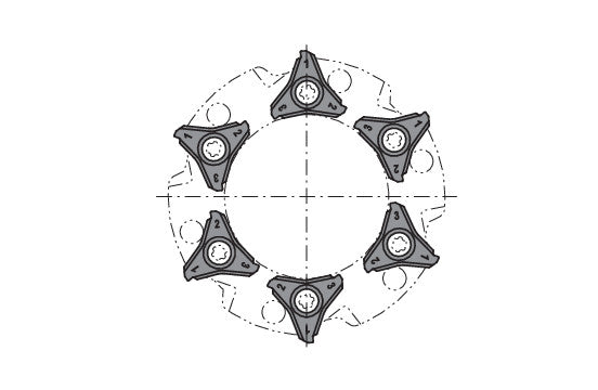 Ceratizit FREEMAX WSP-SET Ø75-H7 HM-DBG-P ASG3000 Reamax Indexable Insert 4030107500 (0756109)