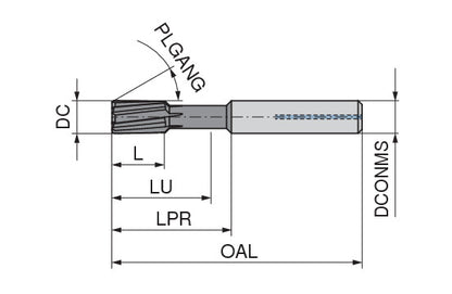 Ceratizit Fullmax - DBGU - Ø11,99 +5µ - ASG2210 Reamax High-performance Machine reamers, Short UNI 4048911990 (0761132)