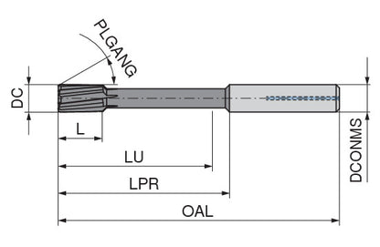 Ceratizit D011.0200MHT+0.0050/+0.0000 ASG2231 Reamax - High-performance Machine reamers, Long - Full VA 4040311020 (0760810)