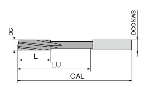 Ceratizit N.08.30.H7.B.~DIN8093.K10 Machine reamers, Similar