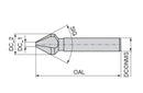 Ceratizit SE.N.25,00.60°.C.WN Countersink Factory Standard-C 30160250 (0766161)