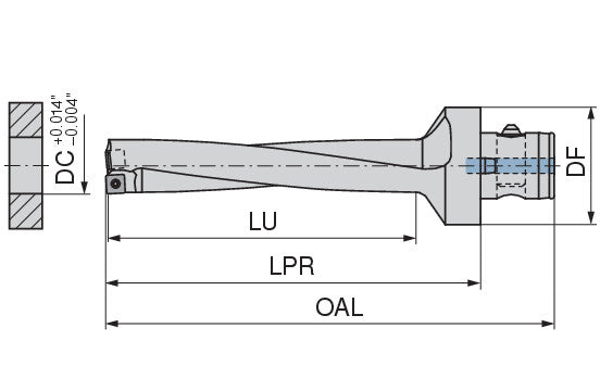 Ceratizit KUB Pentron ABS50/W8028/29,4/150/R - Indexable Drill 1587529495 (0759117)