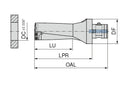 Ceratizit KUB Quatron ABS63/W8323/50,2/102/R KOMET - Indexable Insert Drill 1587950296 (0759056)