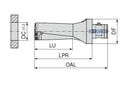 Ceratizit KUB Quatron ABS80/W8332/62/124/R; KOMET - Indexable Insert Drill 1087962098 (0756681)