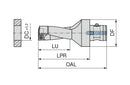 Ceratizit KUB Quatron ABS50/W8323/26,5/54 R; KOMET - Indexable Insert Drill 1087926595 (0756641)