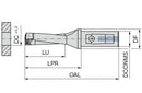 Ceratizit KUB QUATRON 32X60/W8344/41/123/R KOMET Quatron - Indexable Insert Drill 1088041013 (0756771)