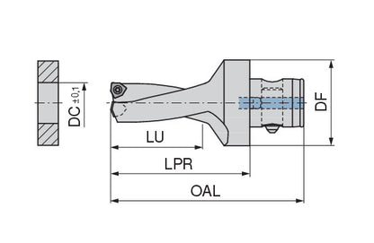 Ceratizit KUB TRIGON ABS50/W2934/42/84/L CoreLine - Indexable Drill - 1189242095 (0730488)