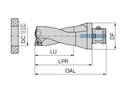 Ceratizit KUB Drill ABS80/W2950/2.250/4.500 R KOMET Trigon - Indexable Insert Drill 1589257298 (0759437)