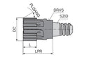 Ceratizit MUC.12,71.H7.DL.30°.KLG10.SW10 CWC10 KOMET MultiChange - Reaming Head, For Thro' Holes 4021012710 (0750107)