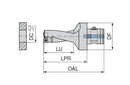 Ceratizit KUB PENTRON ABS50/W8028/27,0/54/R KOMET Pentron - Indexable Insert Drill 1087227095 (0756852)