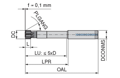 Ceratizit D015.2300M H7 ASG0106 Reamax - High-speed reamers, Long - Mono 4065315230 (0759925)