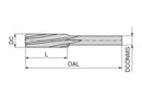 Ceratizit AR100.10,84.+0,004/-0,000.B.DIN8089 Stub reamers, 8089-B 4013910840 (0743912)