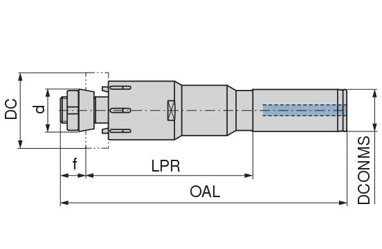 Ceratizit Ring Holder Cyl 60.60-70.59 Short CoreLine Cutting For Through Hole Machining 4089207199 (0759268)