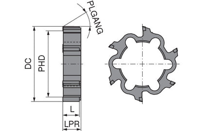 Ceratizit D085.6000M H7 ASG02 CoreLine - Cutting Ring 4081800006 (0765606)